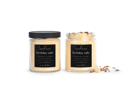 Birthday Cake Bath Milk Salt