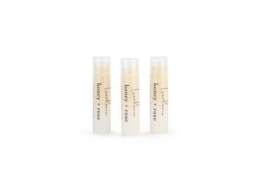 Honey + Rose Lip Balm
